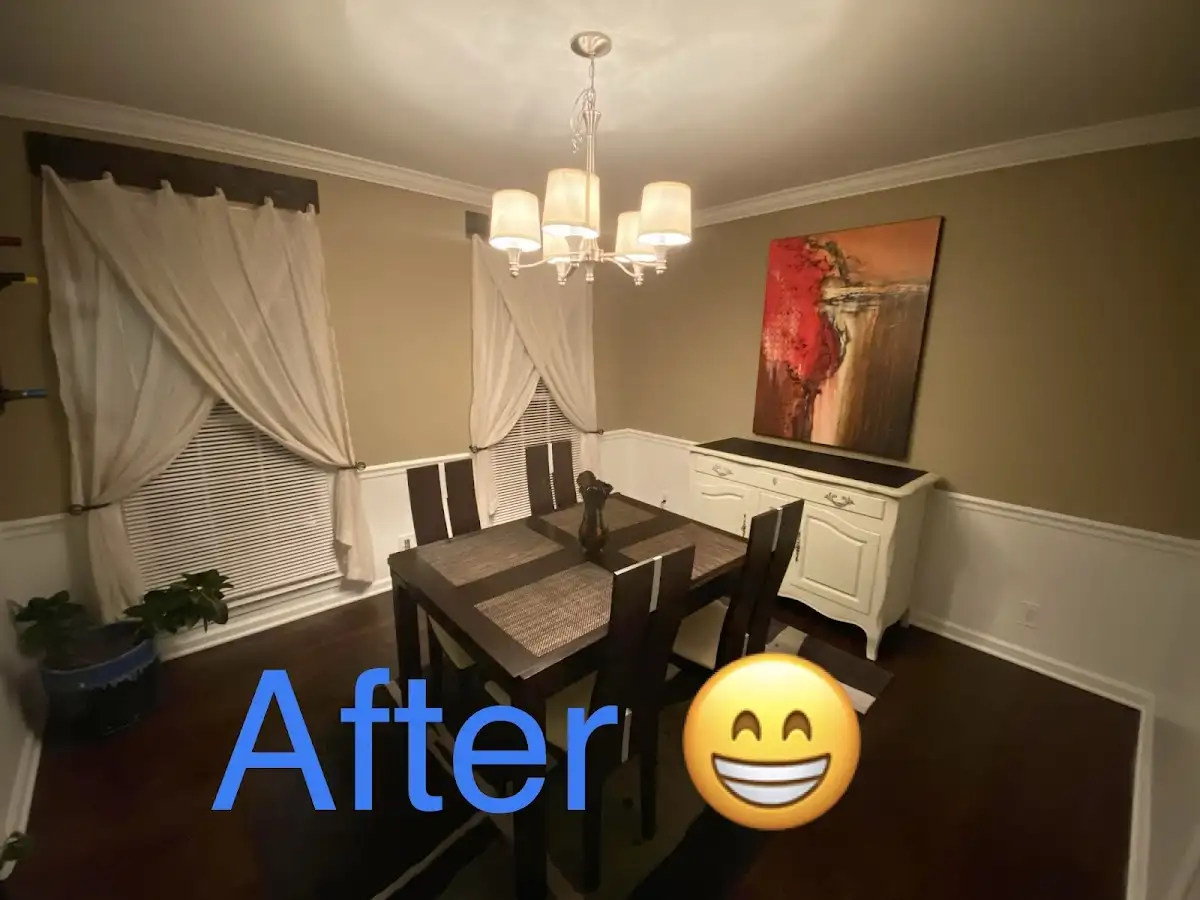 Professional dining room restoration after water damage in Mauldin