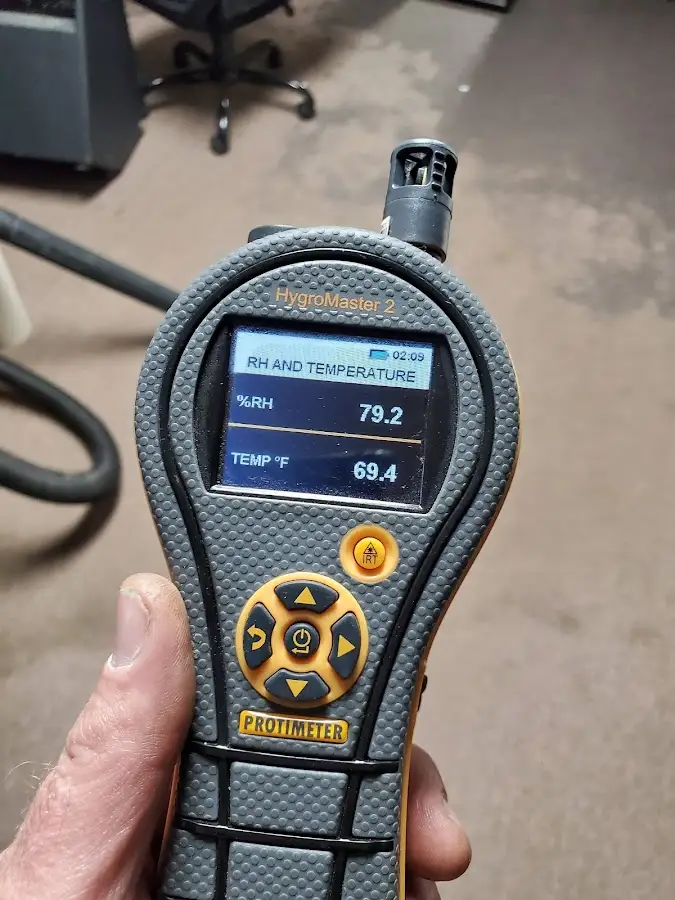 Moisture meter humidity assessment for Fire & Smoke Damage Restoration in Mauldin